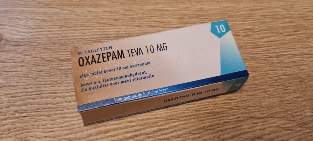 Benzodiazepines Oxazepam verpakking